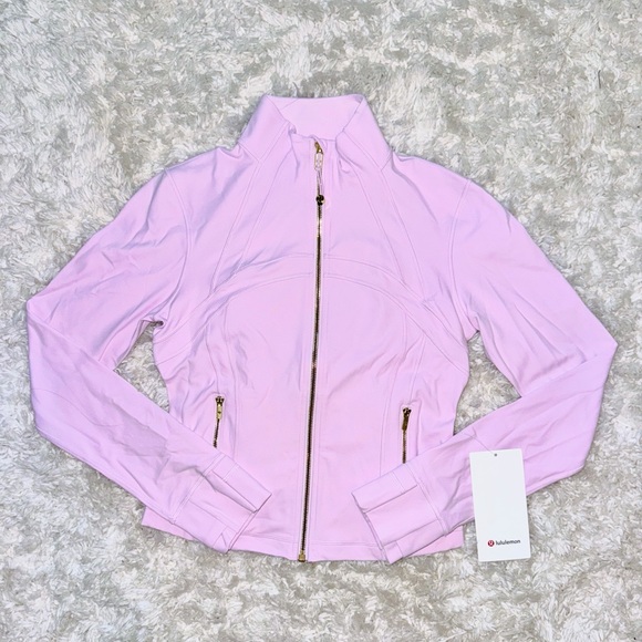 lululemon athletica Jackets & Blazers - Pink Organza Define Cropped Jacket Nulu